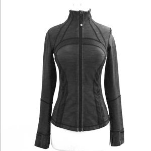 Lululemon charcoal fitted define jacket